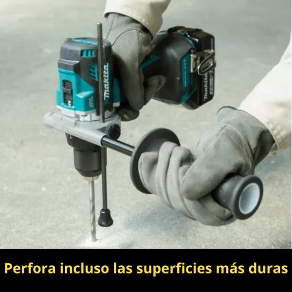 KIT ORIGINAL MAKITA - Taladro de alto impacto + 45 ACCESORIOS + 2 BATERIAS 48v - BLACK NOVEMBER