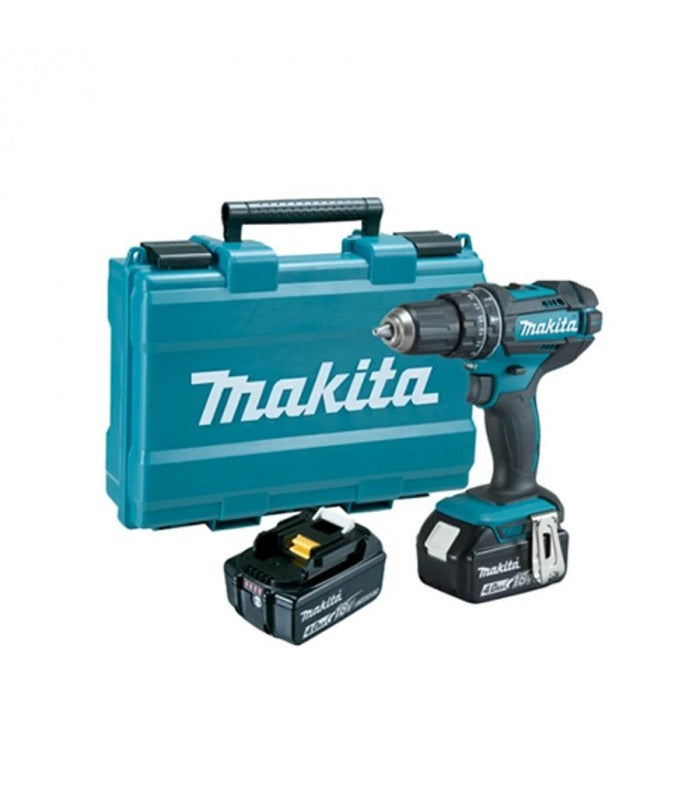 KIT ORIGINAL MAKITA - Taladro de alto impacto + 45 ACCESORIOS + 2 BATERIAS 48v - BLACK NOVEMBER
